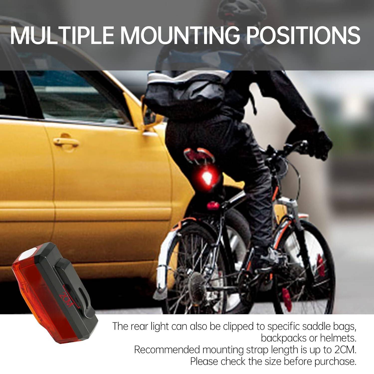 LED Rear Bike Light: image 9