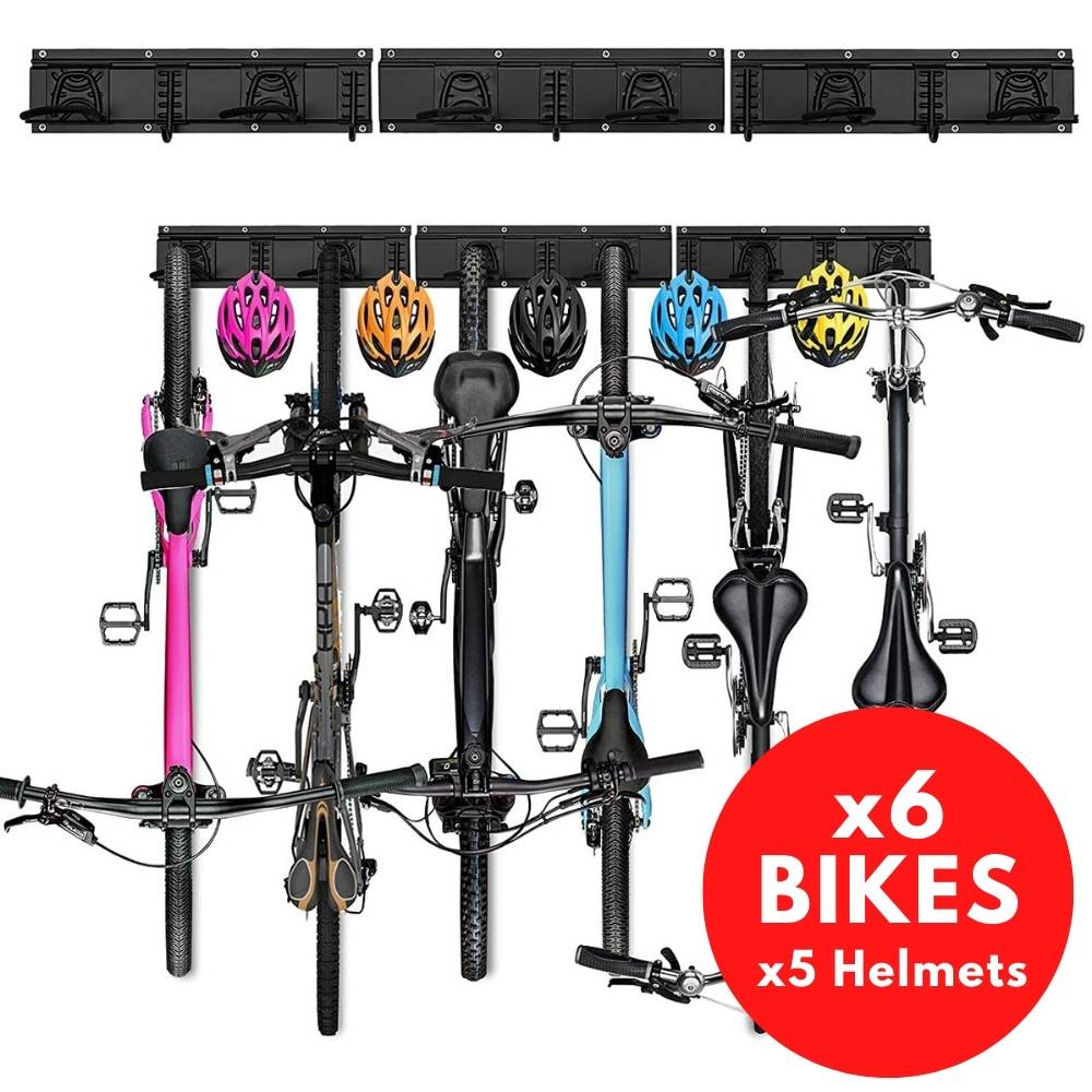 Bike Hooks For Wall (x6 Bike Rack): image 1