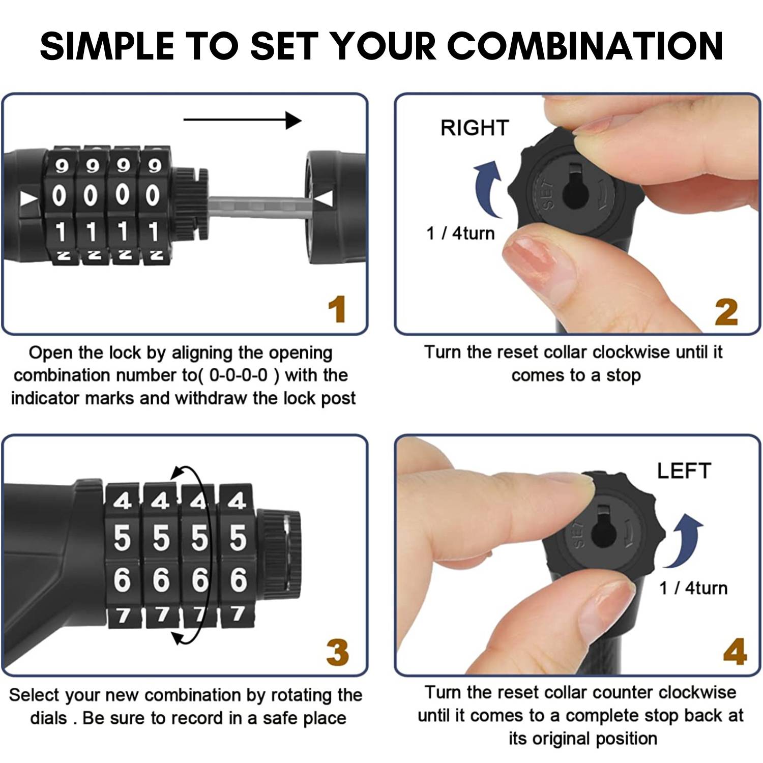 buy combination cable lock