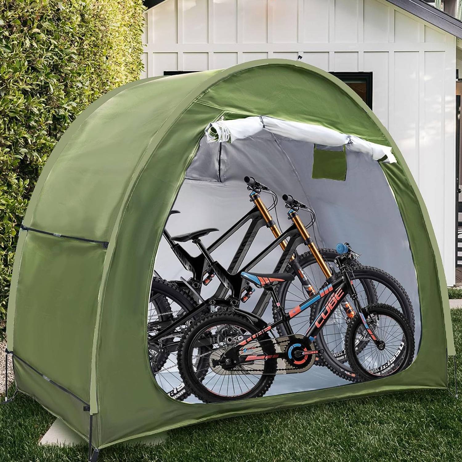 buy portable storage shed for bikes